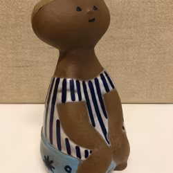 LISA LARSON. Figurine, stoneware, "Lotta" Gustavsberg 1962-1979
