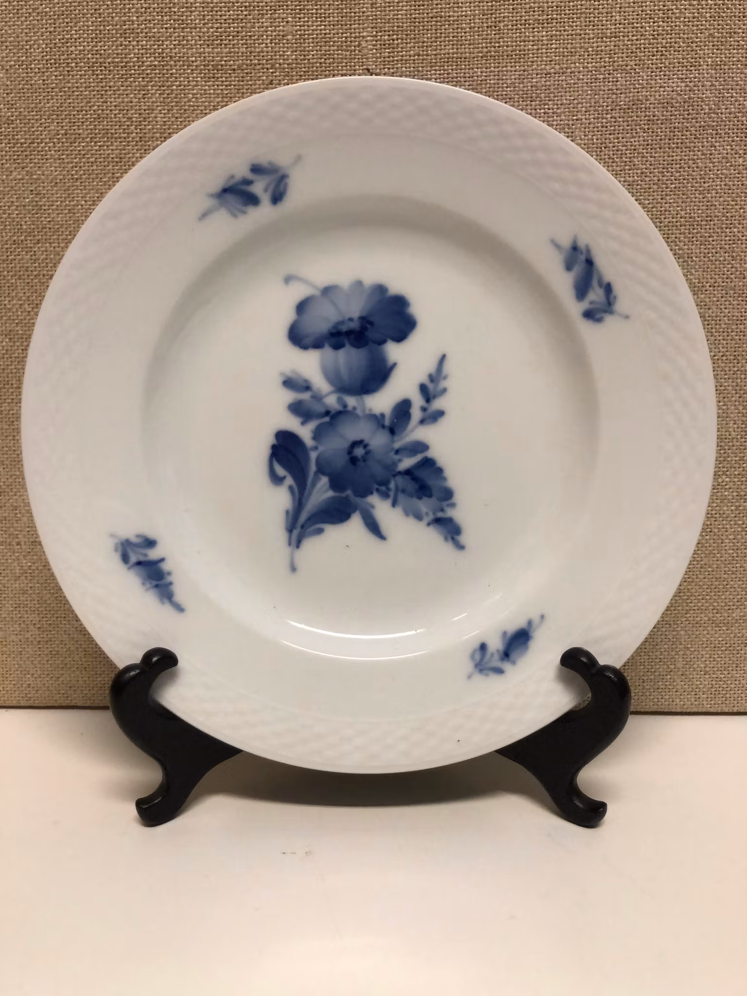 ASSIETT, porslin, " Blå Blomster", Royal Copenhagen, Danmark.