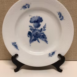 ASSIETT, porcelain, "Blue Flowers", Royal Copenhagen, Denmark.