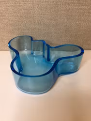 ALVAR AALTO. Bowl, glass, "Savoy", Ittala, Findland.