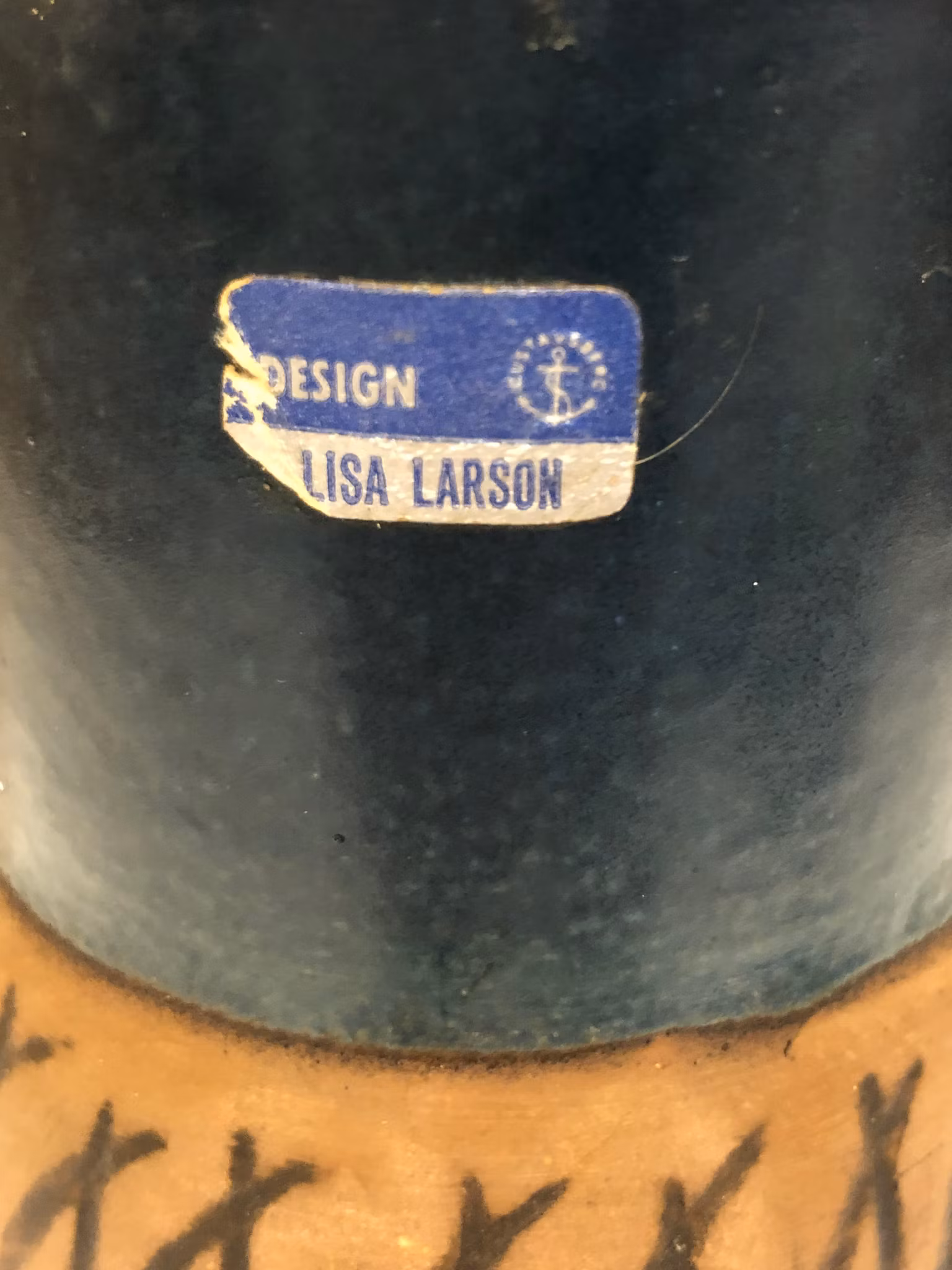 LISA LARSON. Vas, stengods, "Granada",  Gustavsberg 1962-1979