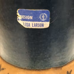 LISA LARSON. Vase, stoneware, "Granada", Gustavsberg 1962-1979