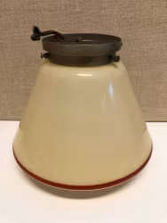 TAKLAMPA, glas/metall, Art Deco, 1930/40-tal.
