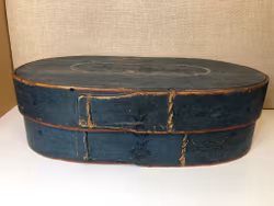 SVEPASK, allmoge, original målad, daterad 1835.