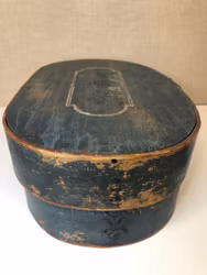 SVEPASK, allmoge, original målad, daterad 1835.