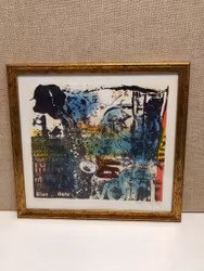 ARDY STRÜWER. " Blue Note", litografi, signerad och numrerad 246/250.