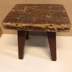 PALL, bemålad furu, allmoge, 1800-tal.