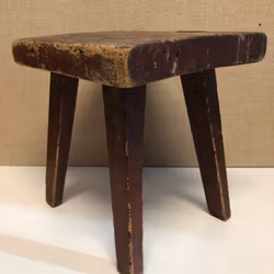 PALL, bemålad furu, allmoge, 1800-tal.