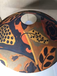 BORDSLAMPA, keramik, 1980-tal.