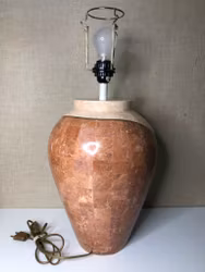 TABLE LAMP, ceramic, C Drimmer, 1980s.