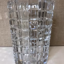 JAN JOHANSSON. Vase, crystal, signed, Orrefors.
