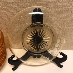 ASSIETTER 11 st. Ryds glasbruk, 1900-talets mitt.