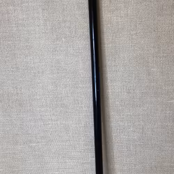CANE, silver crutch, blackened wood, 1919.