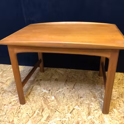 FOLKE OLSSON. Soffbord, teak, "Frisco", Bra Bohag, Tingström, Sweden.