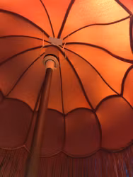 LAMPSKÄRM, metall/textil, 1900-talets sista kvartal.