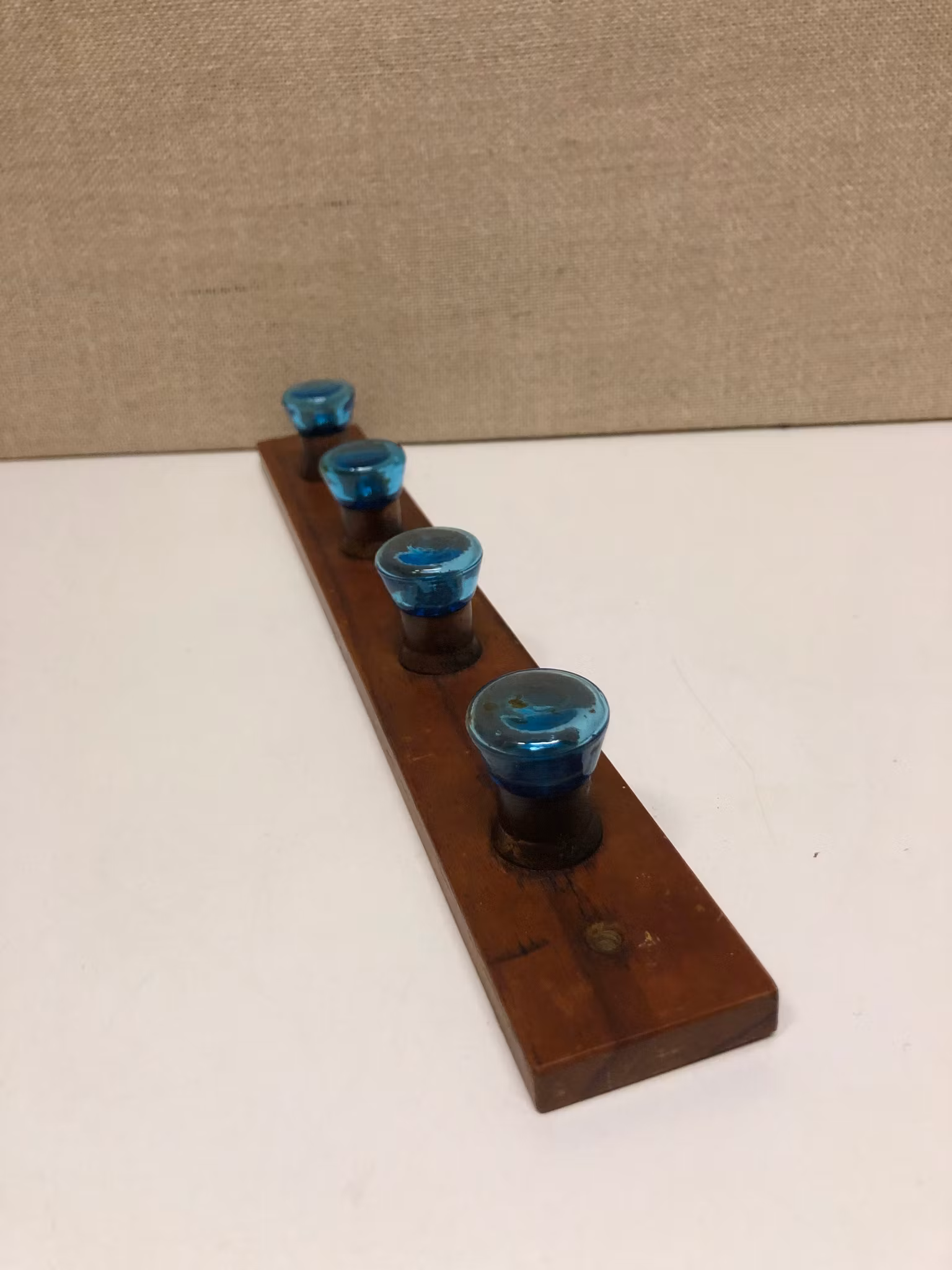HÄNGARE, teak/glas, 1960/70-tal.