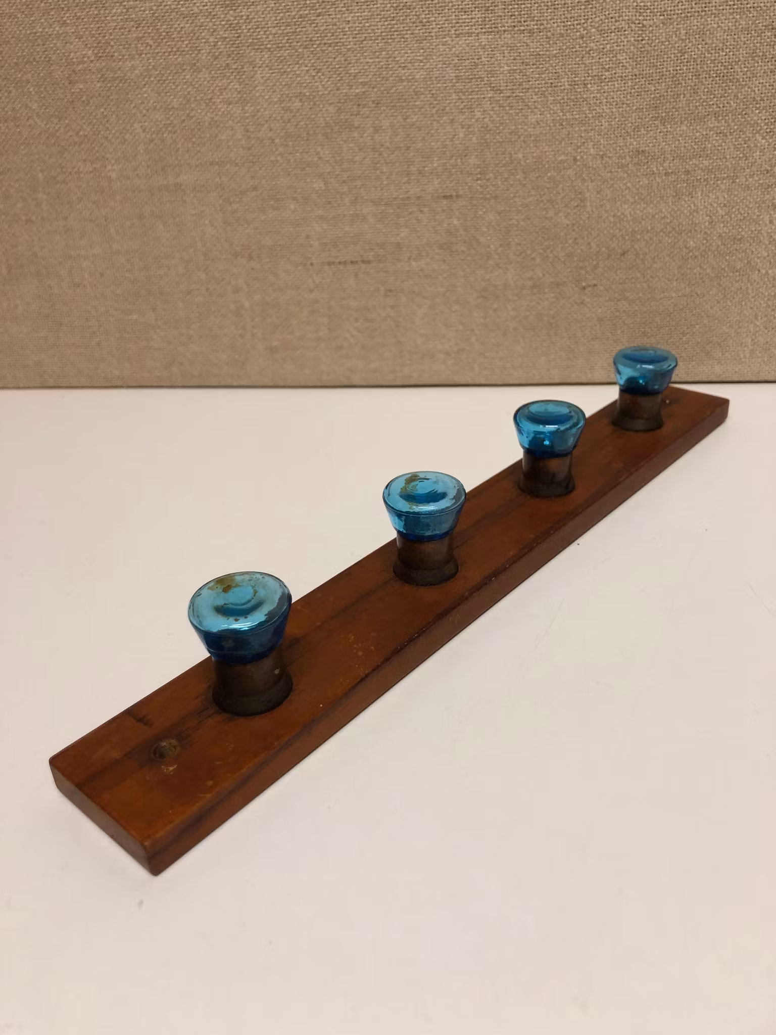 HÄNGARE, teak/glas, 1960/70-tal.