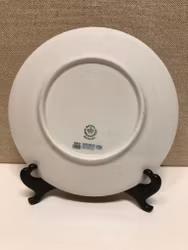 ASSIETT, porcelain, "Blue Fan", Royal Copenhagen, Denmark.