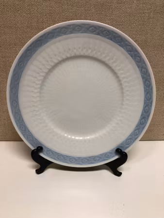 ASSIETT, large, porcelain, "Blue Fan", Royal Copenhagen, Denmark.