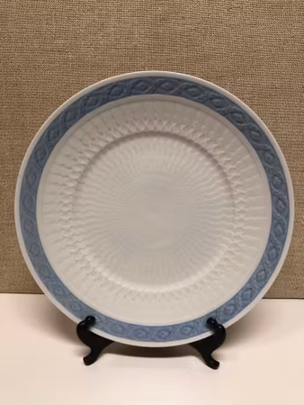FOOD PLATTER, porcelain, "Blue Fan", Royal Copenhagen, Denmark.