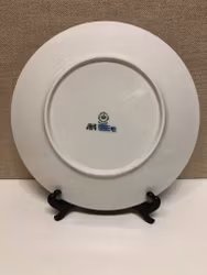 FOOD PLATTER, porcelain, "Blue Fan", Royal Copenhagen, Denmark.