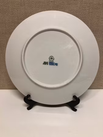 FOOD PLATTER, porcelain, "Blue Fan", Royal Copenhagen, Denmark.