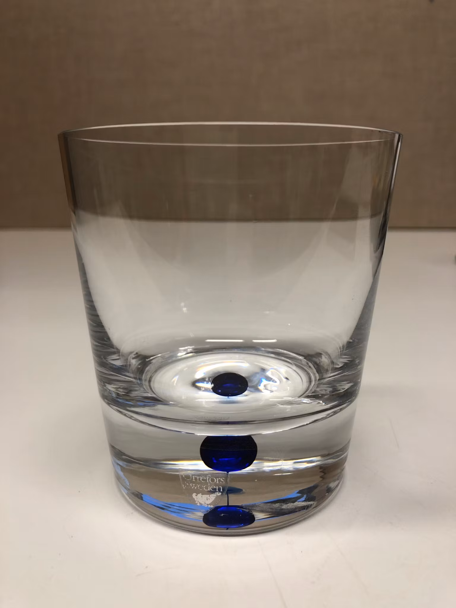 ERIKA LAGERBIELKE. Whiskyglas, "Intermezzo", Orrefors.