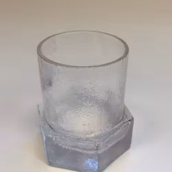 GÖSTA SIGVARD. Snapsglas, "Bulten", Lindshammar.