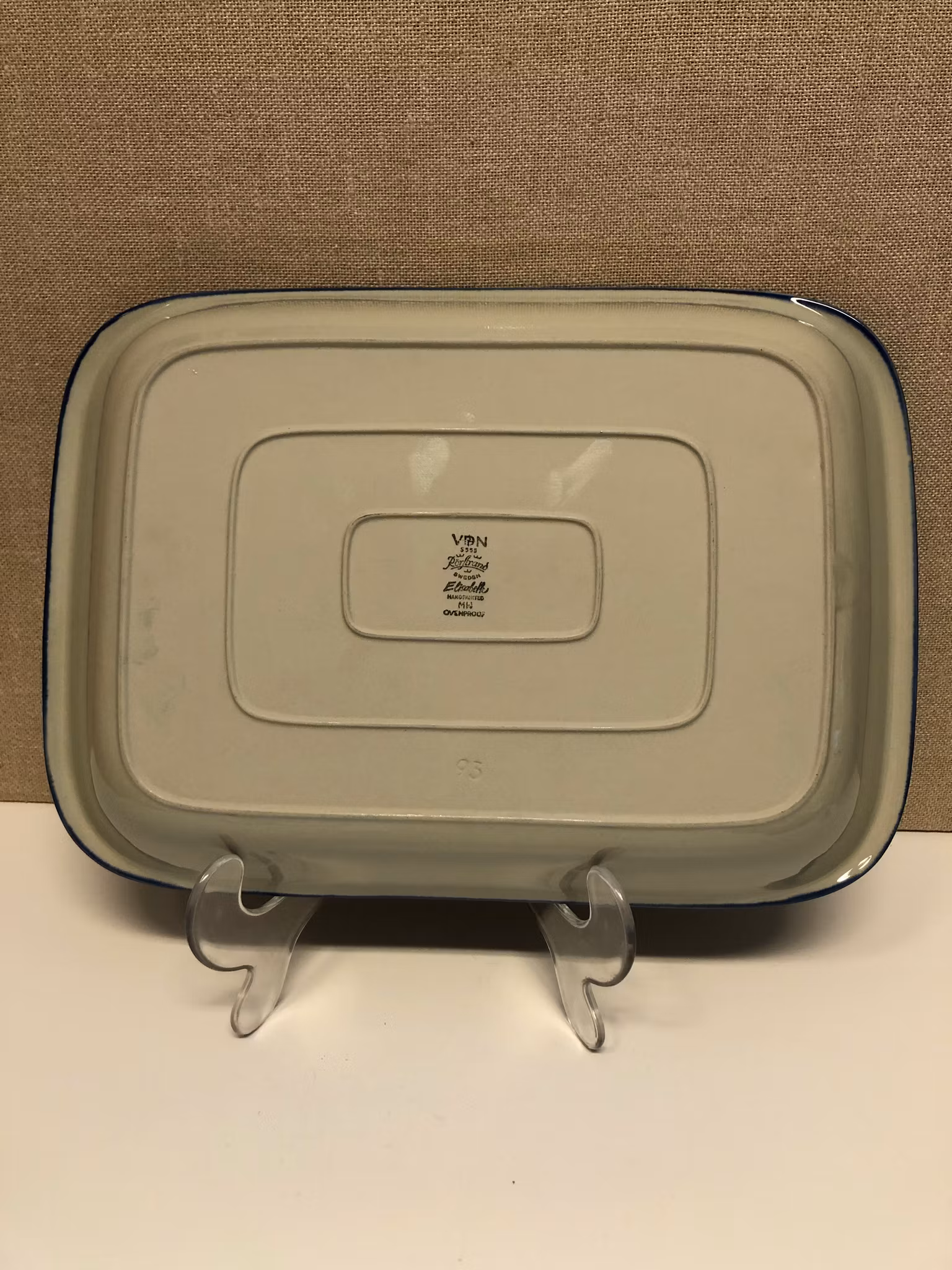 MARIANN WESTMAN. Serving dish, ceramic, "Elisabeth", Rörstrand.