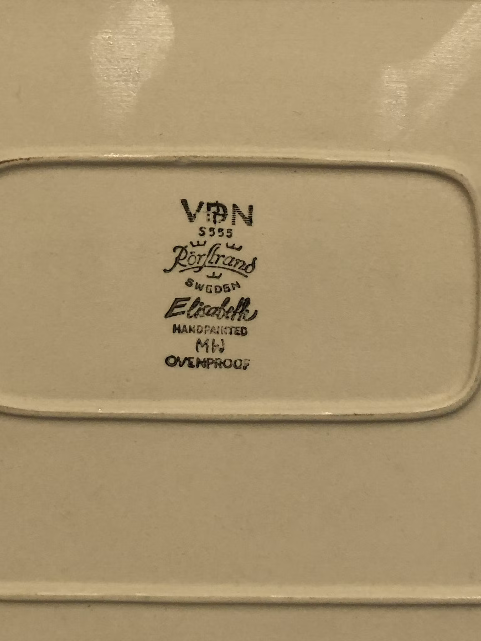 MARIANN WESTMAN. Serving dish, ceramic, "Elisabeth", Rörstrand.