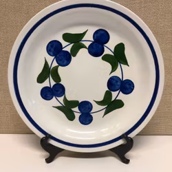ROSE MARIE BENEDIKT. Dinner plate, porcelain, "Irene", Rörstrand.