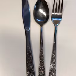 CUTLERY SET, 22 pieces, stainless steel, second half of the 20th century.