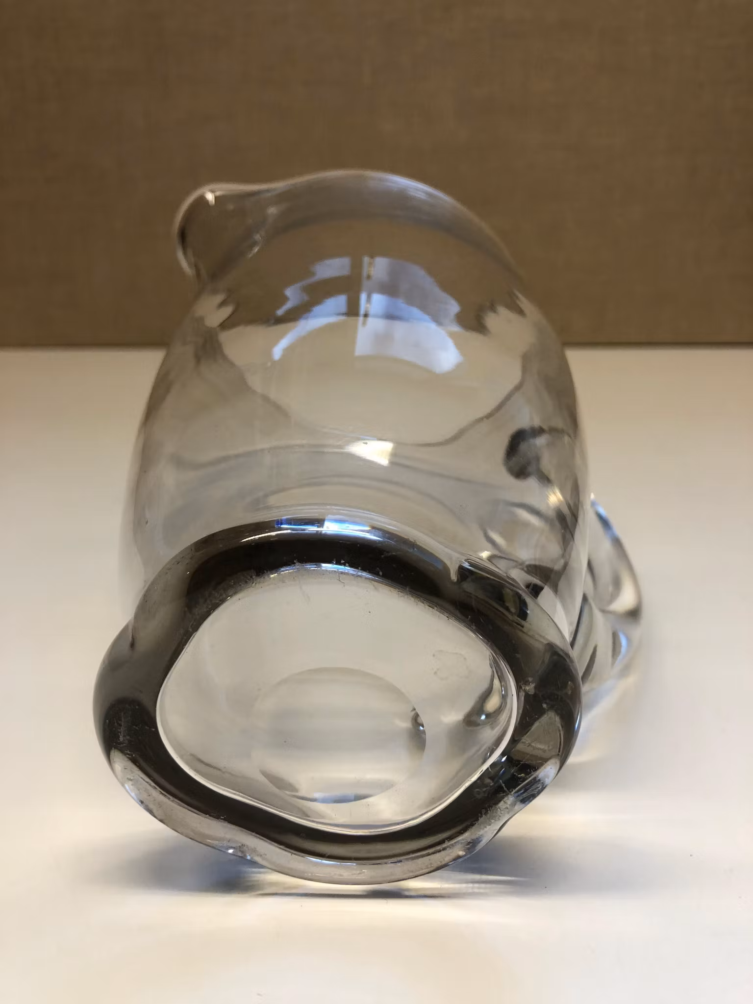 TILLBRINGARE, glas, handblåst,1900-talets första hälft.