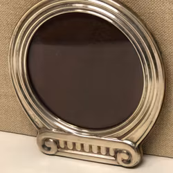 PHOTO FRAME, table model, silver/wood, 1900s.