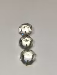 PRISMOR 3 st, kristall, 1900-talets andra hälft.