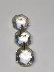 PRISMOR 3 st, kristall, 1900-talets andra hälft.