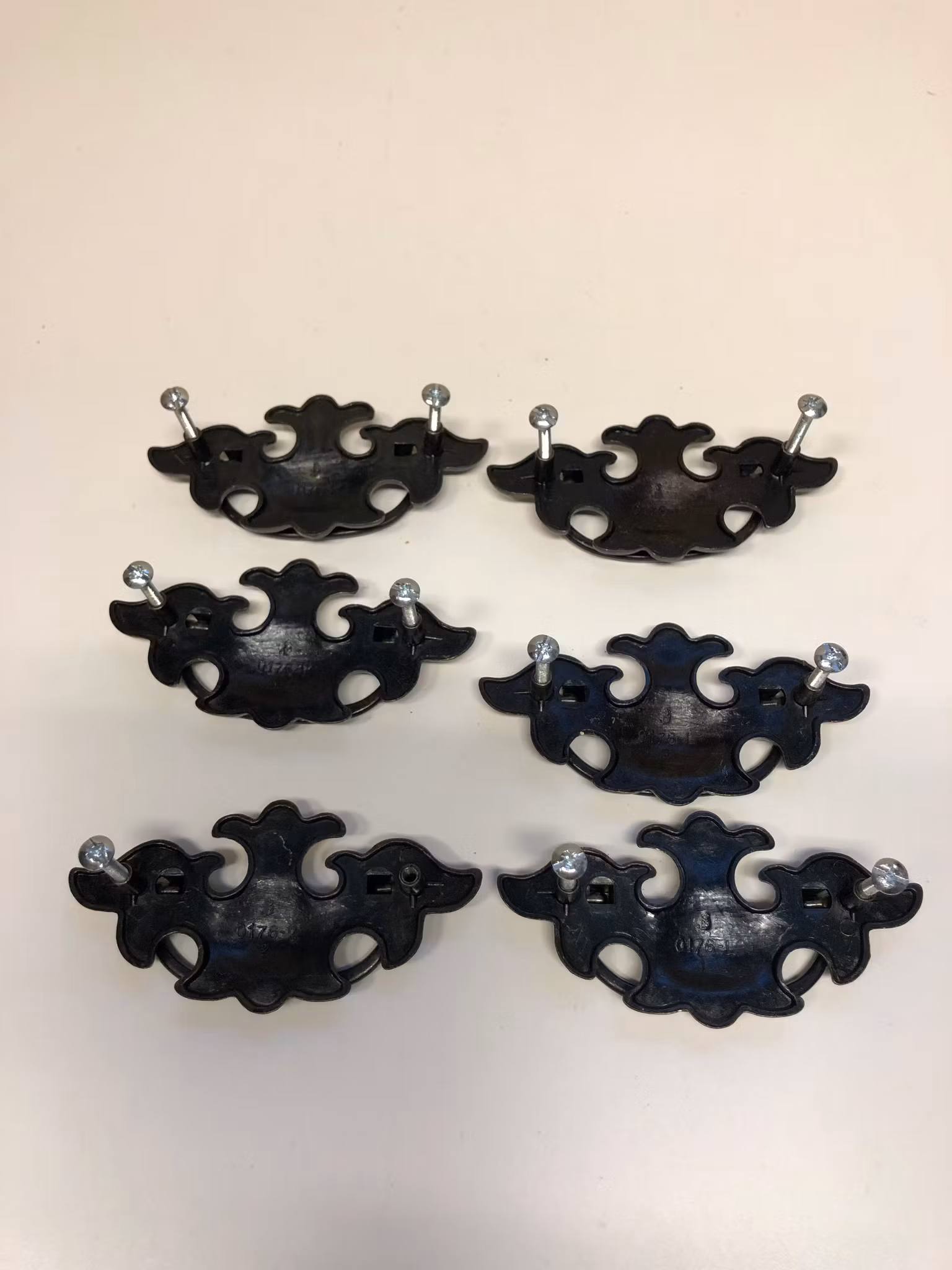 PULL HANDLE, 6 pcs. metal, 19/2000s.