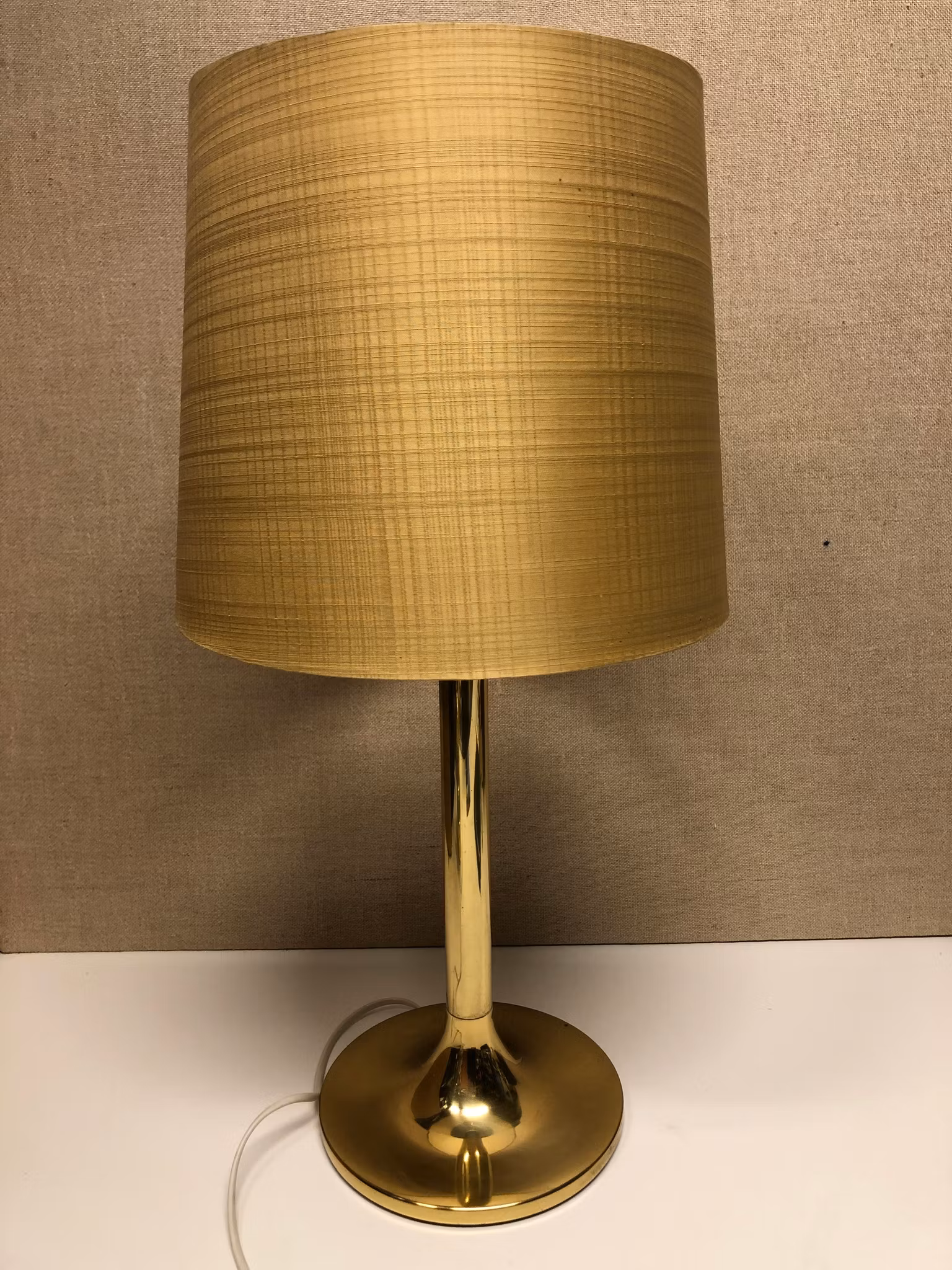 BORDSLAMPA, mässing, Ivars, typ 1246, 1960/70-tal.