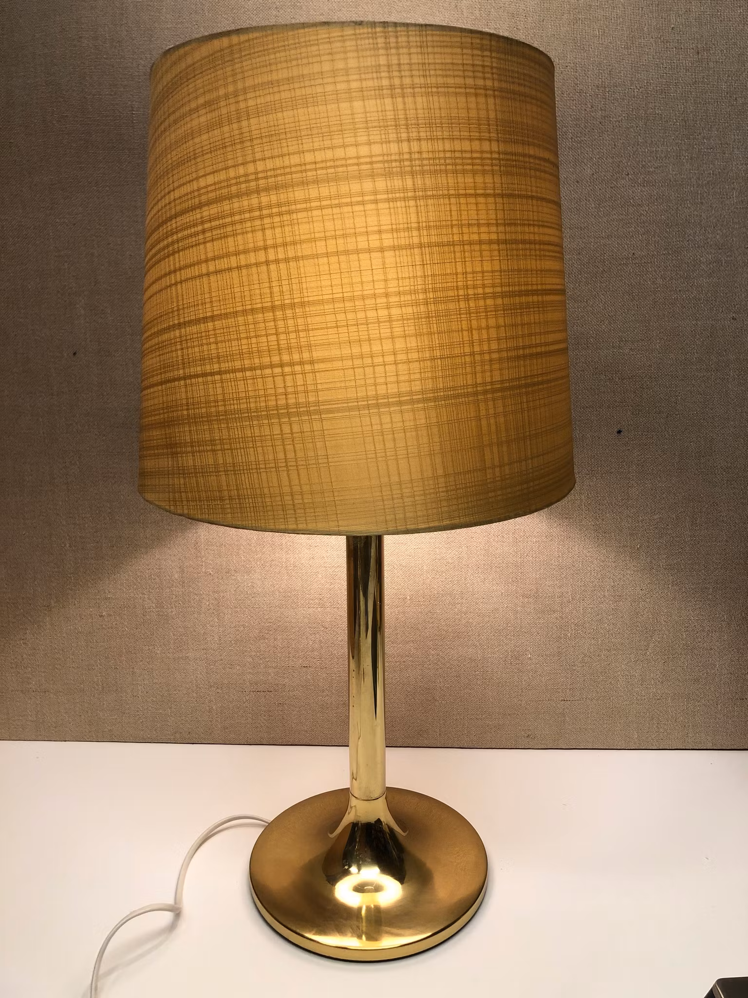 BORDSLAMPA, mässing, Ivars, typ 1246, 1960/70-tal.