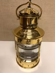 ANKARLANTERENA, mässing/glas, Ankerlight, 2000-tal.
