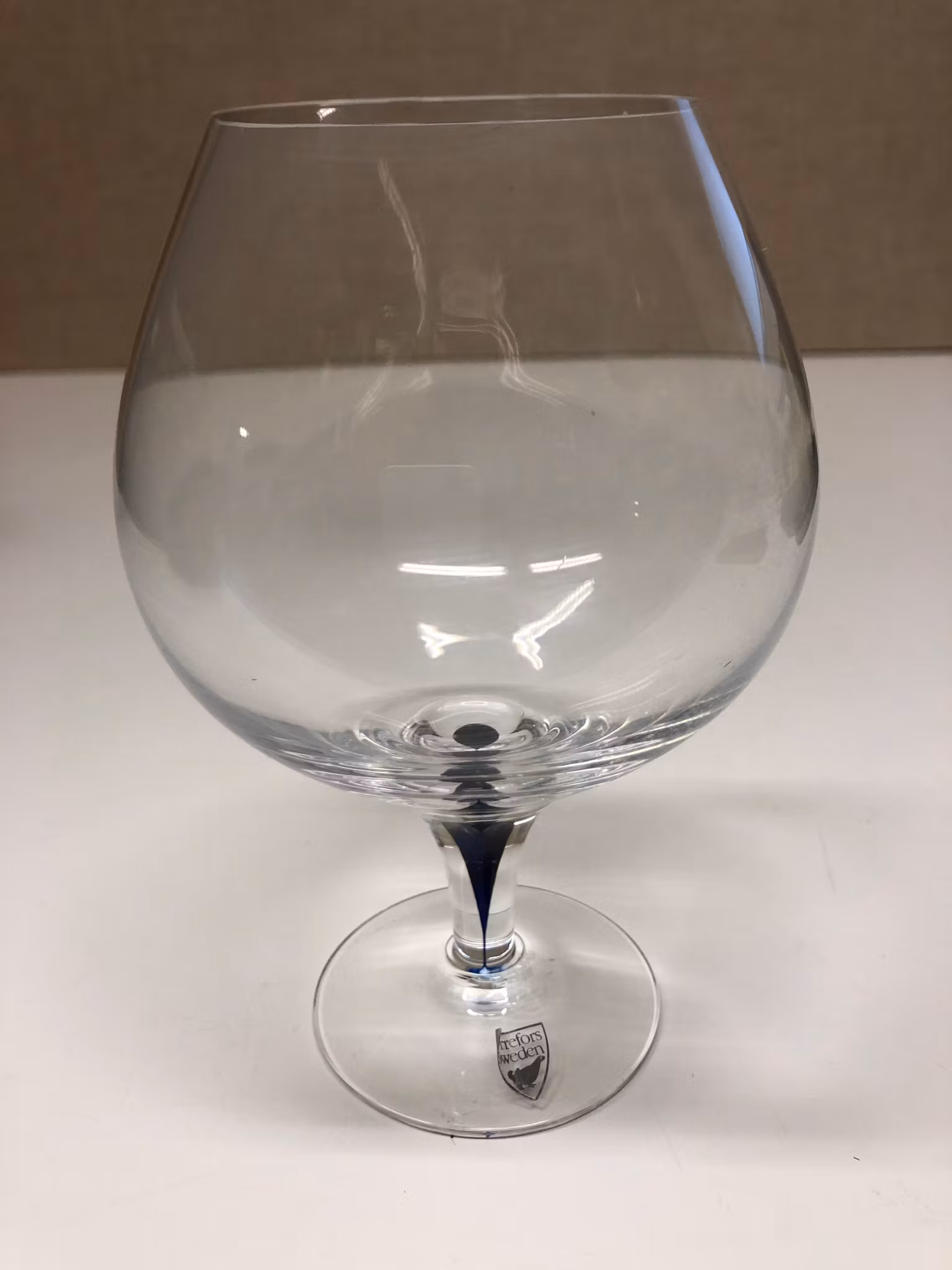 ERIKA LAGERBIELKE. COGNACSKUPA, glas, "Intermezzo", Orrefors.