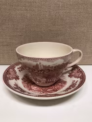 BREAKFAST CUP, porcelain, Johnson Bros, England.