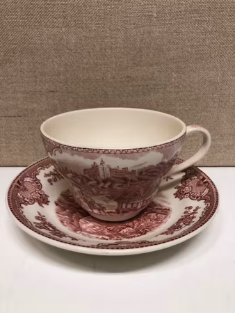 BREAKFAST CUP, porcelain, Johnson Bros, England.
