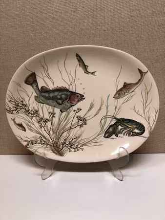 UPPLÄGGNINGSFAT, porslin, "Fich", Johnson Bros, England.