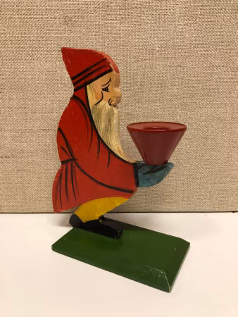 LIGHT STRIKE, wood, "Santa Claus", mid-20th century.