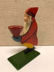 LIGHT STRIKE, wood, "Santa Claus", mid-20th century.