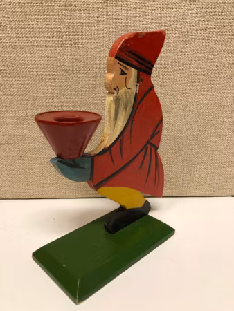 LIGHT STRIKE, wood, "Santa Claus", mid-20th century.