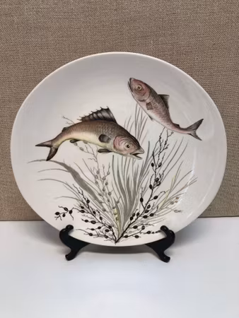 MATTALLRIK, porslin, "Fish", No. 3, Johnson Bros, England