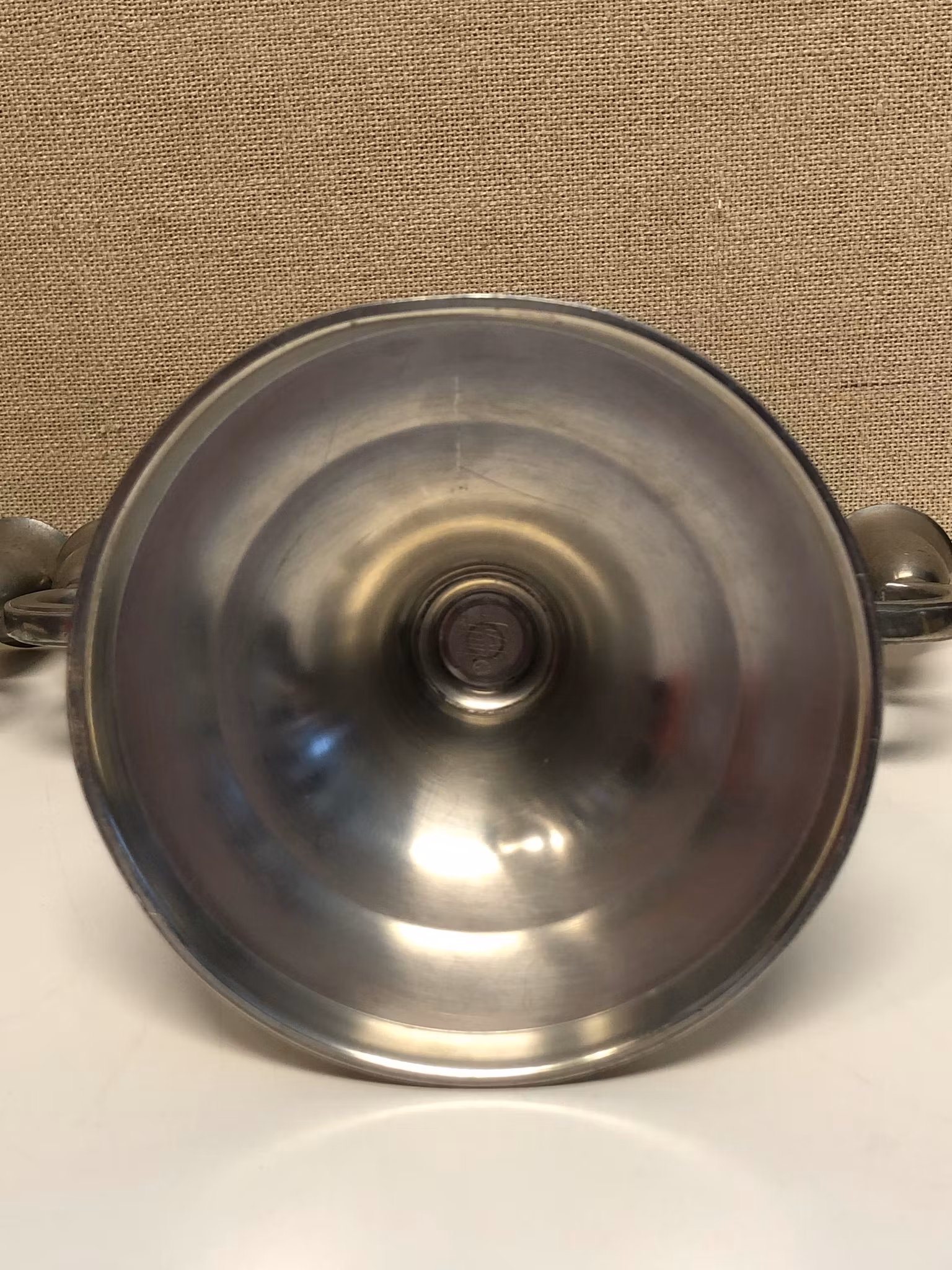 CANDELABRAS, a pair, pewter, GAB Stockholm, 1936.