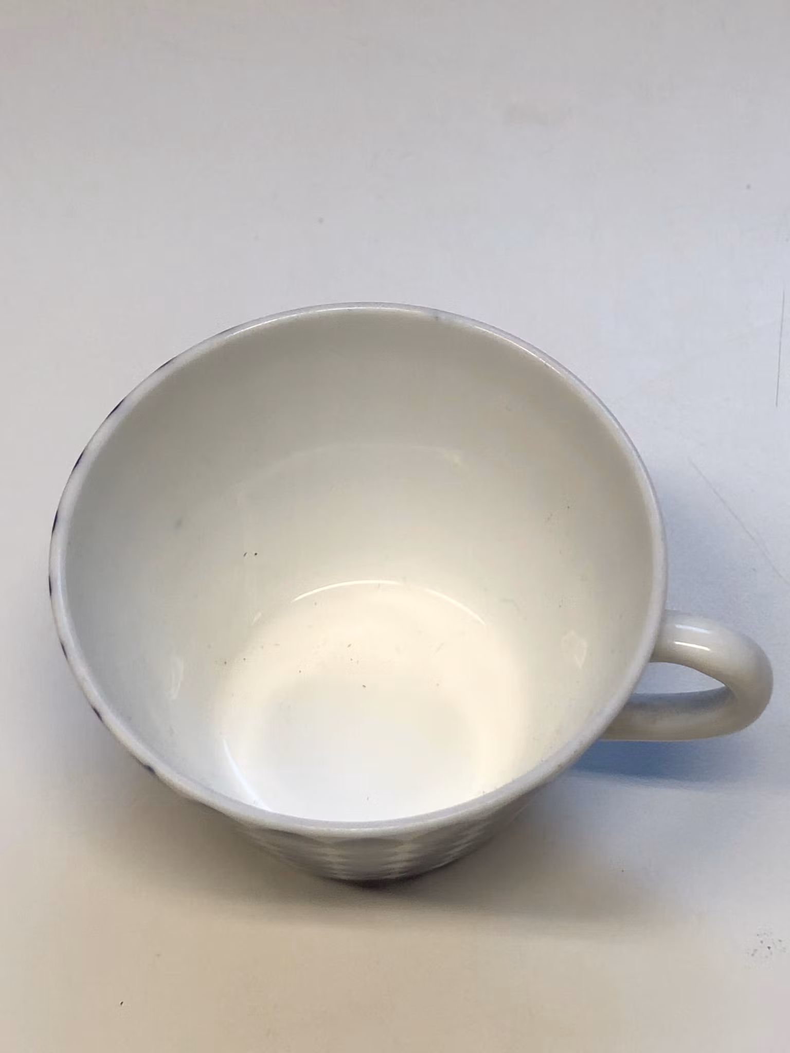 STIG LINDBERG. Kaffekopp, benporslin, "Adam", Gustavsberg.